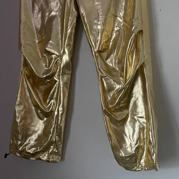 Metallic Gold Pants - Picture 7 of 9